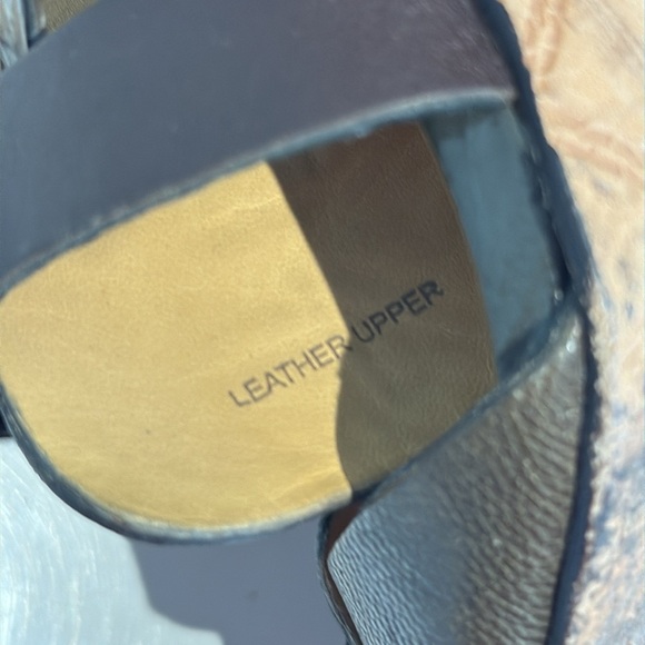 L.A.M.B. Brown/Grey Strappy Heels - Picture 8 of 11